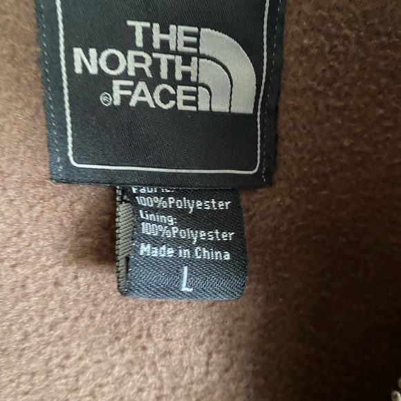 North Face fleece Brown Ladies Large - Picture 3 of 3